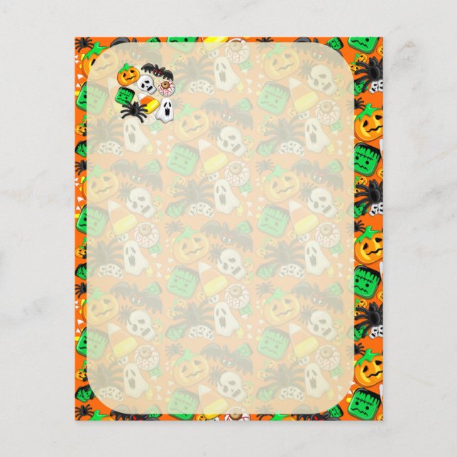 Lámina Halloween Spooky Candies Fiesta (Anverso)
