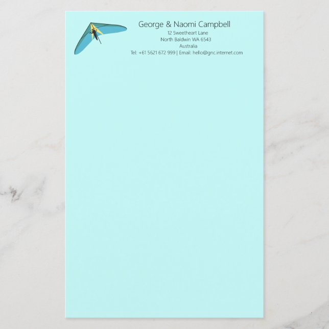 Lámina Hang Gliding (Anverso)