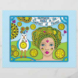 Lámina Happiness_Flat Papel Sheet 11"x8.5