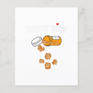 Lámina Happy Pills Pomeranian Premium