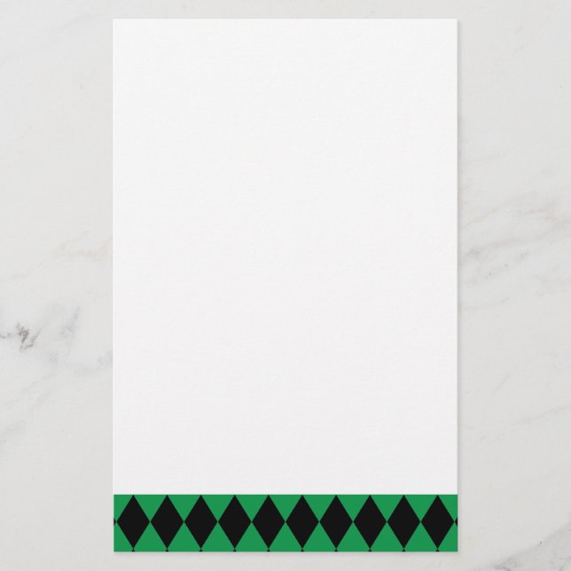 Lámina Harlequin Green y Black (Anverso)