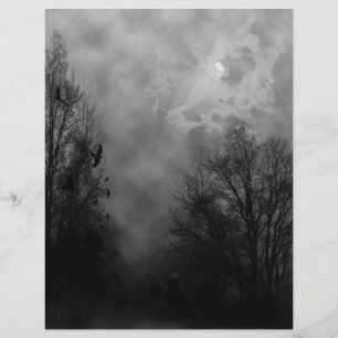Lámina Haunted Gothic Sky