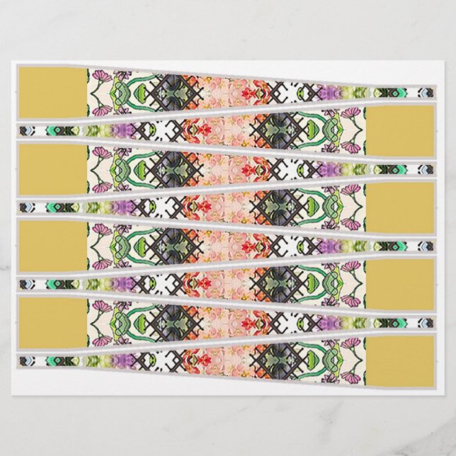 Lámina Haz tus propias cuentas de papel (Anverso)