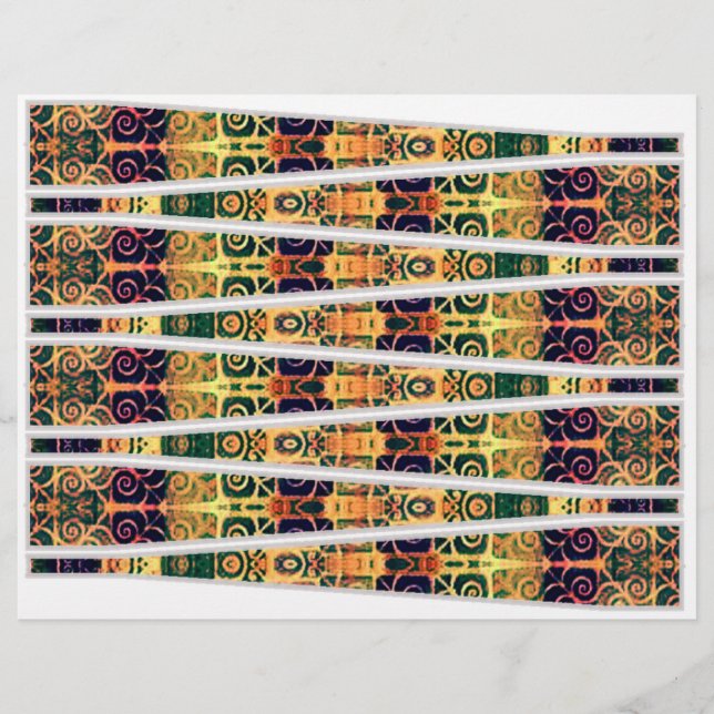 Lámina Haz tus propias cuentas de papel (Anverso)