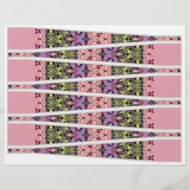 Lámina Haz tus propias cuentas de papel (Anverso)