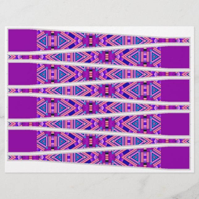 Lámina Haz tus propias cuentas de papel (Anverso)