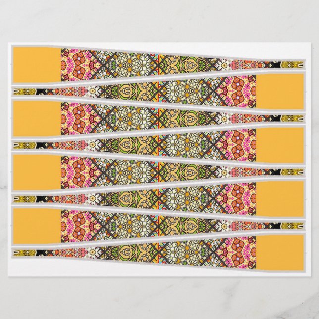 Lámina Haz tus propias cuentas de papel (Anverso)