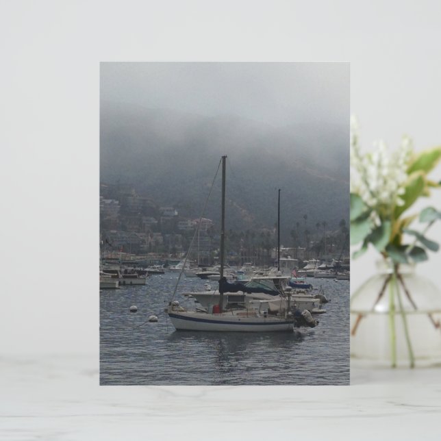 Lámina Hazy Sailing Day Scrapbook Paper (Anverso de pie)