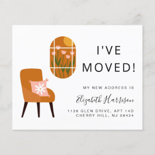 Lámina He movido la Invitación de movimiento Boho Terraco