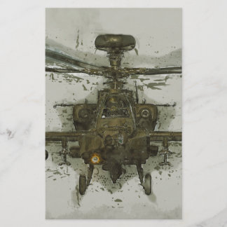 Lámina Helicóptero de ataque de Apache