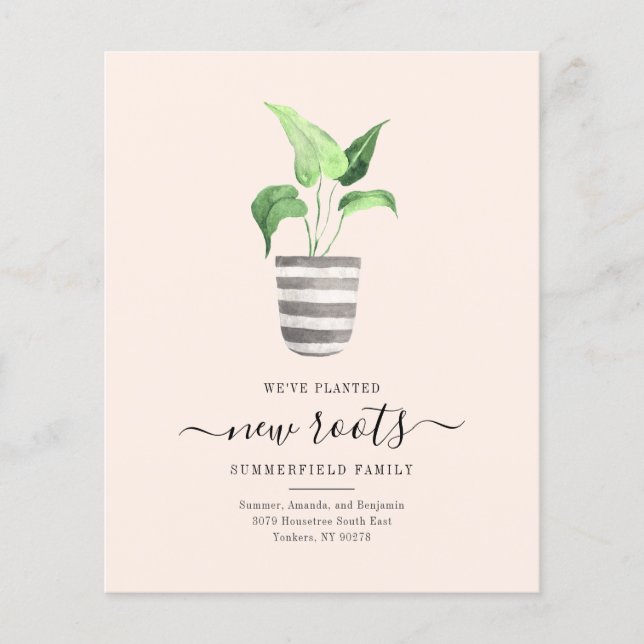 Lámina Hemos movido a Boho moviendo la Invitación (Anverso)