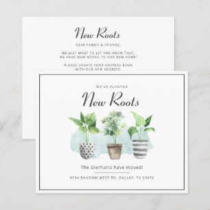 Lámina Hemos movido la Invitación de cambio de dirección