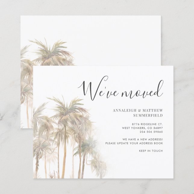 Lámina Hemos movido la Invitación en movimiento de palmer (Anverso / Reverso)