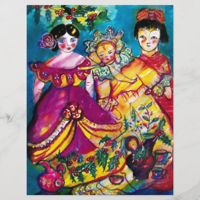 LÁMINA HERMOSA ANTIGUA DOLLS (Anverso)