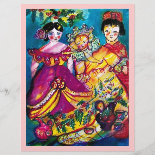 LÁMINA HERMOSA ANTIGUA DOLLS (Anverso)