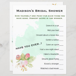 Lámina Hermosa Lime Green 💚 Elegante Ducha Boho Bridal