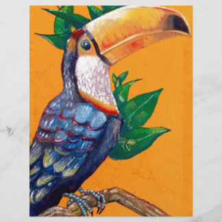 Lámina Hermosa pintura de pájaros toscanos