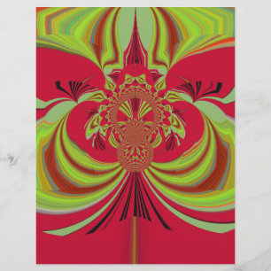 Lámina Hermoso diseño amarillo rojo. Coco vectorial de in