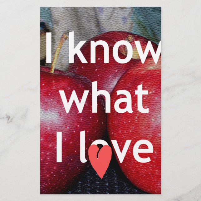 Lámina Hermoso diseño de citas de texto de Apple (Anverso)