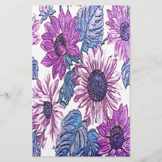 Lámina Hermoso patrón floral