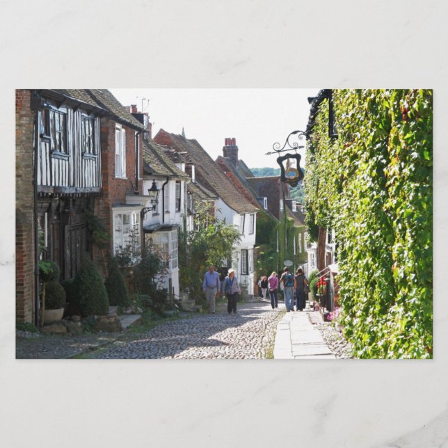 Lámina Hermoso tinte en Inglaterra (Anverso)