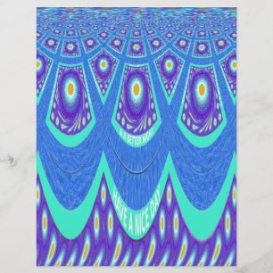 Lámina Hermoso y encantador arte de vectores de batik azu