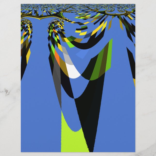 Lámina Hermoso y encantador arte vectorial sin mar azul (Anverso)