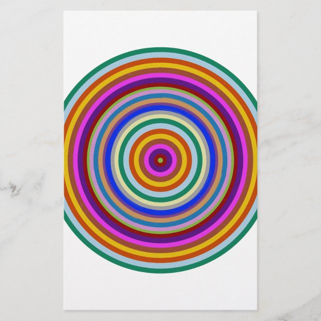 Lámina Herramienta de foco de meditación de Chakra (Anverso)