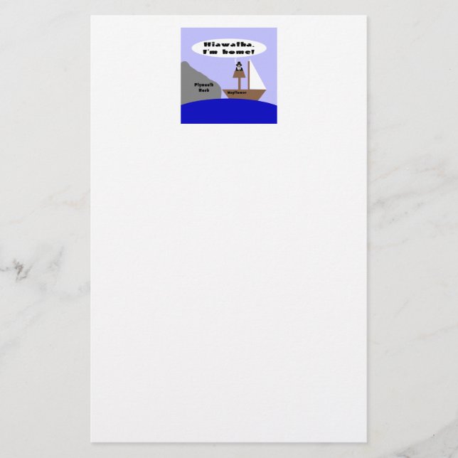 Lámina Hiawatha, estoy en casa (Anverso)