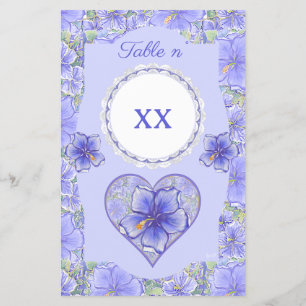 Lámina Hibiscus & lace BLUE