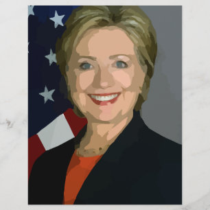 Lámina hillary clinton