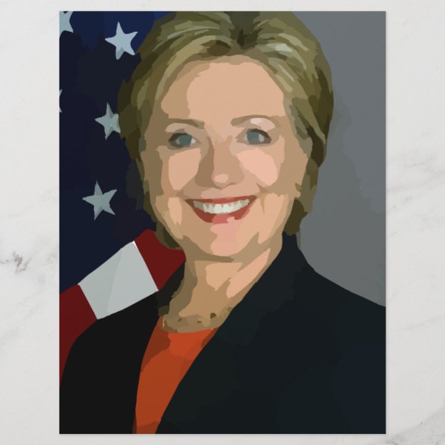 Lámina hillary clinton (Anverso)