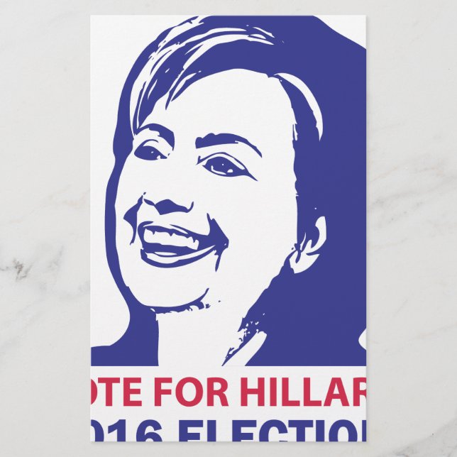 Lámina hillary clinton 2016 (Anverso)
