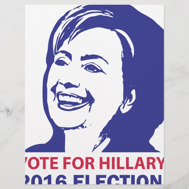 Lámina hillary clinton 2016 (Anverso)
