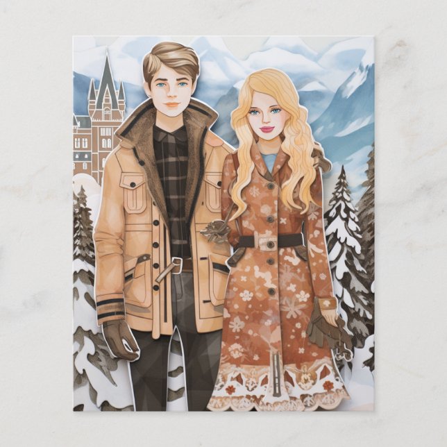 Lámina Historia del desboxeo: Muñecas de papel reviven el (Anverso)