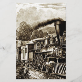 Lámina Historial de locomotoras de motores de vapor