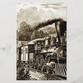 Lámina Historial de locomotoras de motores de vapor