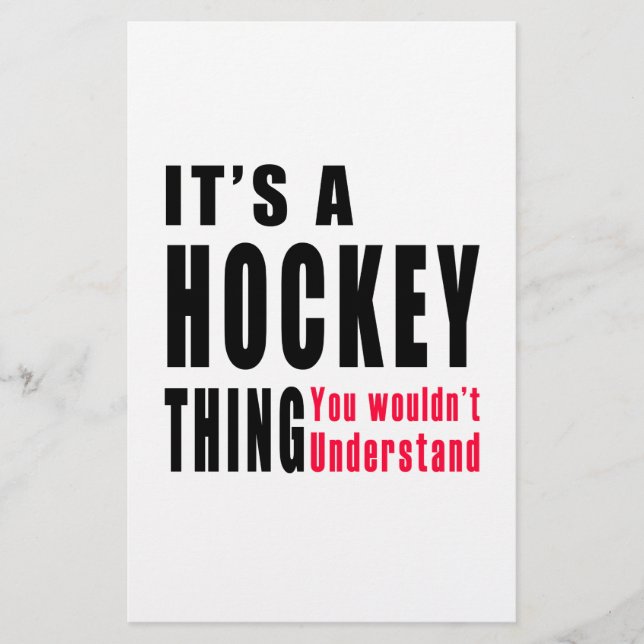 Lámina Hockey.Thing Designs (Anverso)