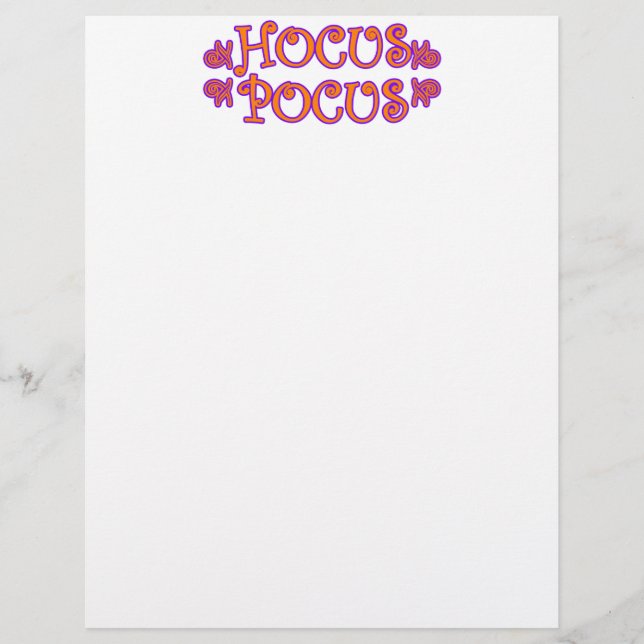 Lámina Hocus Pocus (Anverso)