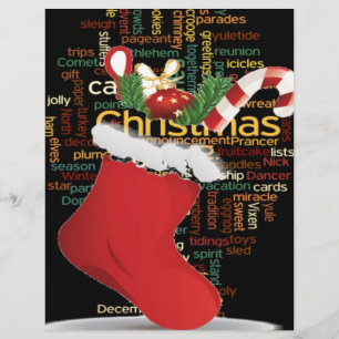 Lámina ¡HoHoHo! Feliz regalo de Navidad y un feliz año nu