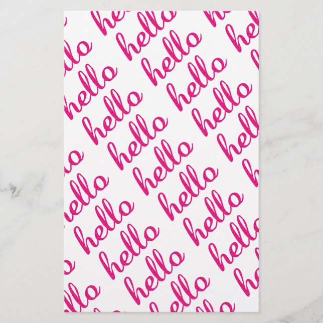 Lámina Hola Cute Colorful Hello Gifts (Anverso)