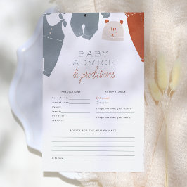 Lámina Hola Ropa Boho Baby Consejos para el bebé y predic