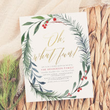 Holiday Winterberry Christmas Party Budget