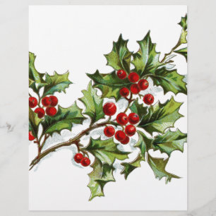 Lámina Holly Berries 001