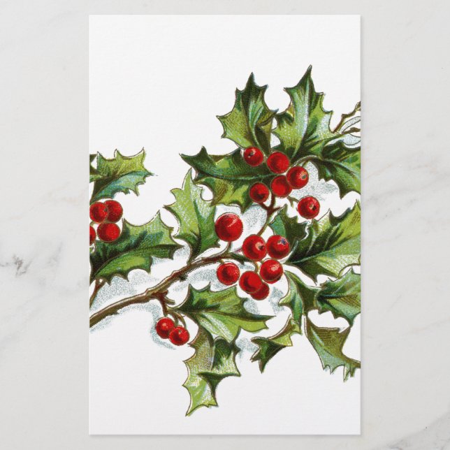 Lámina Holly Berries 001 (Anverso)