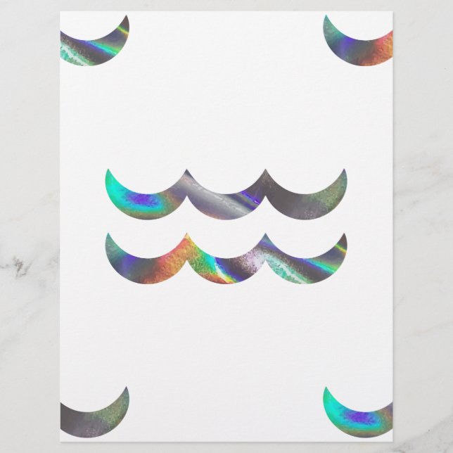 Lámina holograma Aquarius (Anverso)