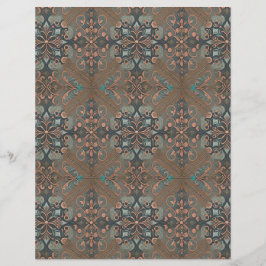 Lámina Homely cottage pattern /paper sheet