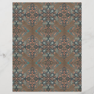 Lámina Homely cottage pattern /paper sheet