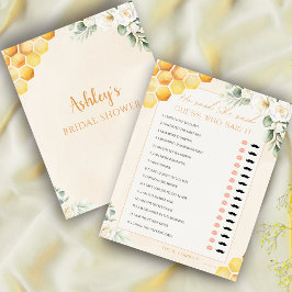 Lámina Honey Bee Dijo Que Dijo Que Ella Dijo Un Juego De