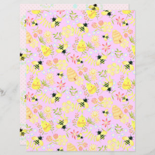 Lámina Honey Bee Rosa